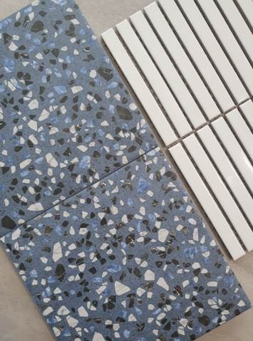 blue terrazzo tiles Sydney